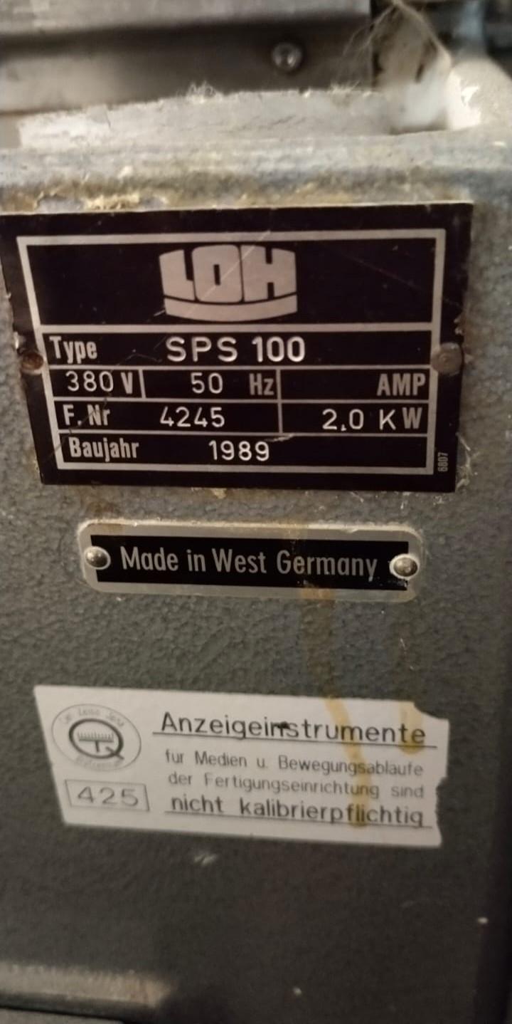 LOH SPS 100 отико шлифовальный станок