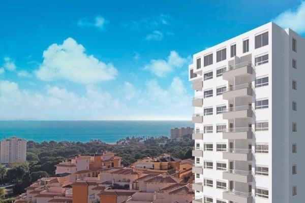 Недвижимость в Испании, Новые квартиры с видами на море от застройщика в Кампоамор,Коста Бланка,Испания